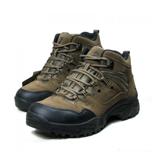 Bottes militaires en Nylon + cuir - Ref 1402409