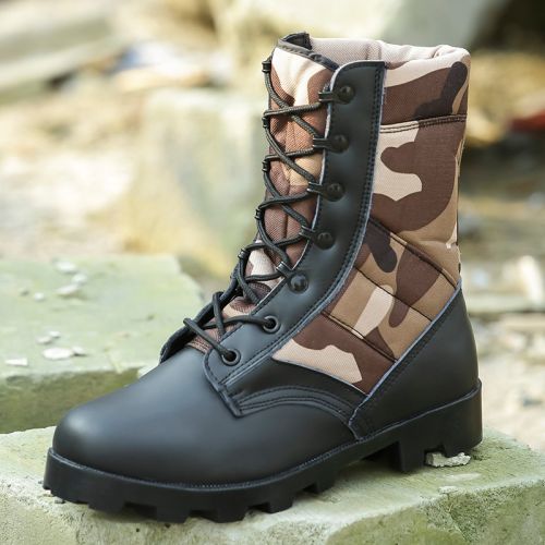 Bottes militaires pour homme en pu + mesh - porter Ref 1402533