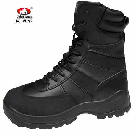 Bottes militaires pour homme en cuir de vache fendu - amortissement Ref 1402594