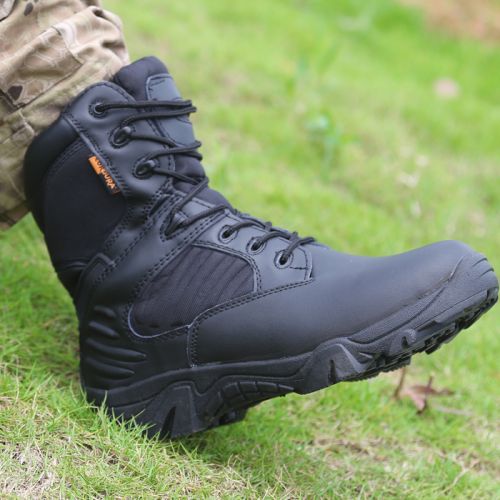 Bottes militaires pour homme en cuir de vache fendu - chaud Ref 1402620