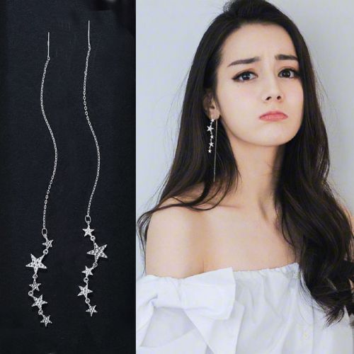Boucles d'oreilles pendantes Femme Argentée - Ref 3097542