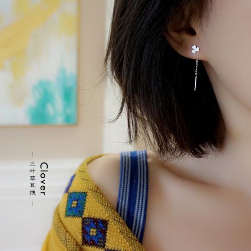 Boucles d'oreilles pendantes Femme Argentée - Ref 3097595