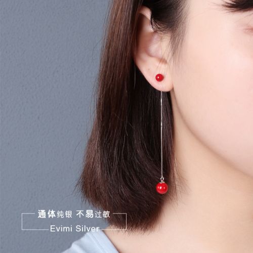 Boucles d'oreilles pendantes Femme Argentée - Ref 3097601
