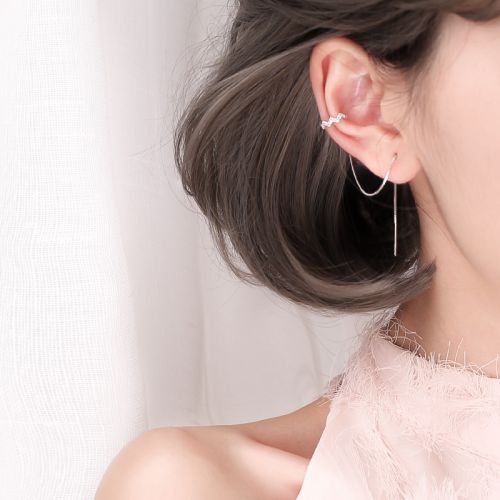 Boucles d'oreilles pendantes Femme Argentée - Ref 3097608