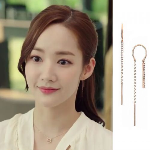 Boucles d'oreilles pendantes Femme SHAREBOX Argentée - Ref 3097664