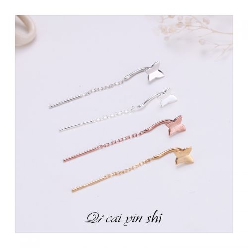 Boucles d'oreilles pendantes Femme Argentée - Ref 3097665