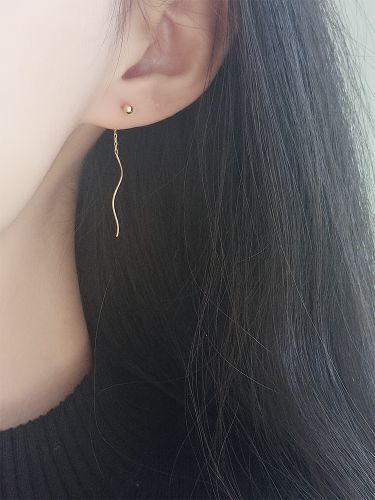 Boucles d'oreilles pendantes Femme Argentée - Ref 3097678