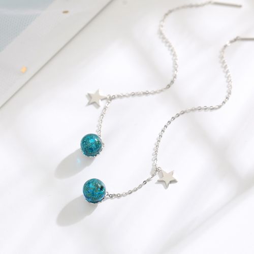 Boucles d'oreilles pendantes Femme Argentée - Ref 3097687