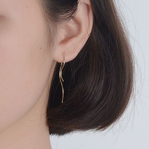 Boucles d'oreilles pendantes Femme HLLS Argentée - Ref 3097695
