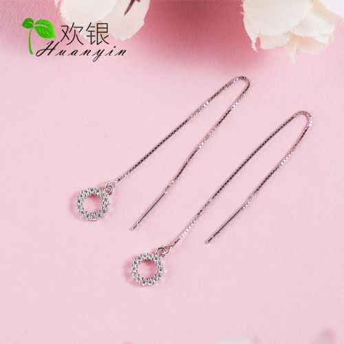 Boucles d'oreilles pendantes Femme Argentée - Ref 3097697