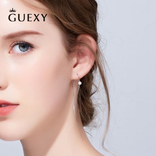 Boucles d'oreilles pendantes Femme GUEXY Argentée - Ref 3097710