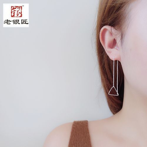 Boucles d'oreilles pendantes Femme Argentée - Ref 3097711