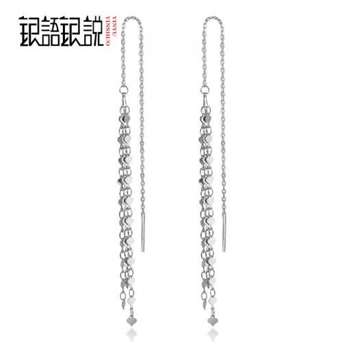 Boucles d'oreilles pendantes Femme Argentée - Ref 3097719