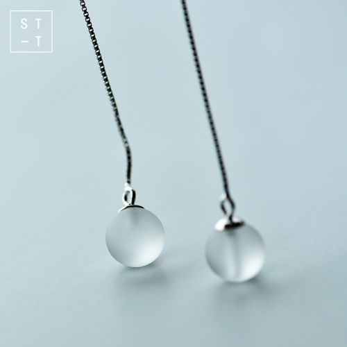 Boucles d'oreilles pendantes Femme Argentée - Ref 3097728