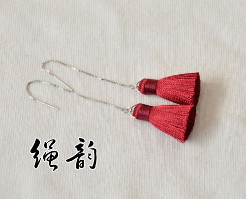 Boucles d'oreilles pendantes en Matiere mixte - Ref 3097736