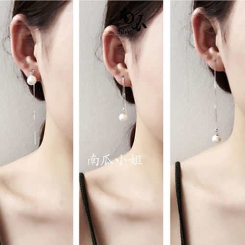 Boucles d'oreilles pendantes Femme Argentée - Ref 3097754