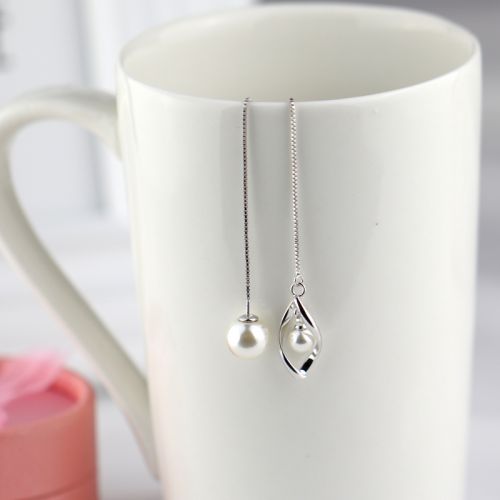 Boucles d'oreilles pendantes Femme Argentée - Ref 3097760