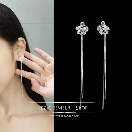 Boucles d'oreilles pendantes Femme en Alliage argent plaque or - Ref 3097761