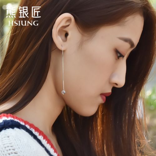 Boucles d'oreilles pendantes Femme Argentée - Ref 3097764