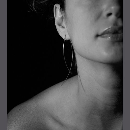 Boucles d'oreilles pendantes Femme en Alliage argent plaque or - Ref 3097781