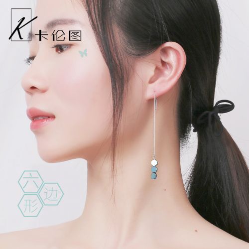 Boucles d'oreilles pendantes Femme Argentée - Ref 3097784