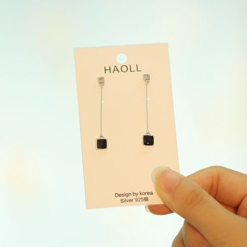 Boucles d'oreilles pendantes Femme Argentée - Ref 3097798