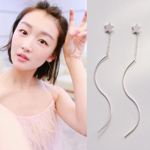 Boucles d'oreilles pendantes Femme Argentée - Ref 3097799