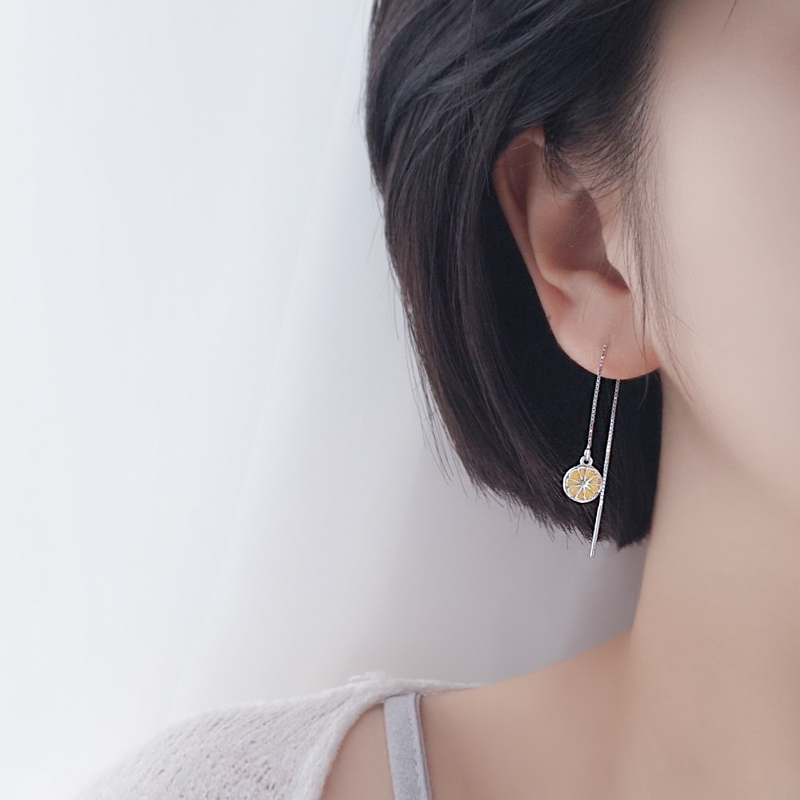 Boucles d'oreilles pendantes Femme Argentée - Ref 3097809