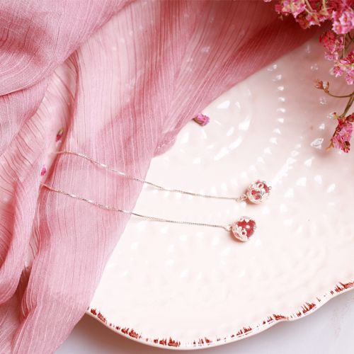 Boucles d'oreilles pendantes Femme Argentée - Ref 3097839