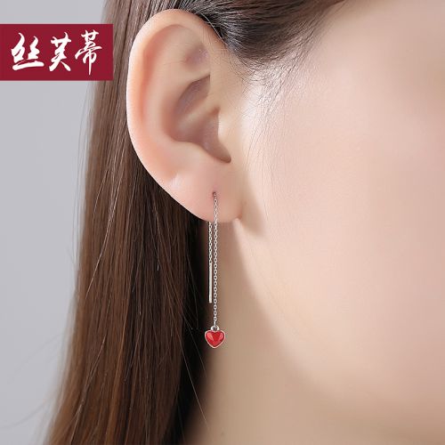 Boucles d'oreilles pendantes Femme SILVERDEWS Argentée - Ref 3097843
