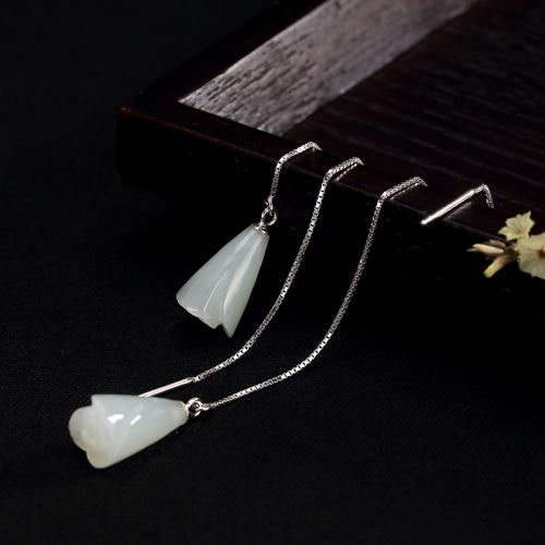 Boucles d'oreilles pendantes Femme Argentée - Ref 3097852