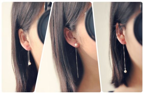 Boucles d'oreilles pendantes Femme Argentée - Ref 3097875