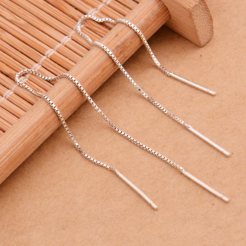 Boucles d'oreilles pendantes Femme Argentée - Ref 3097888