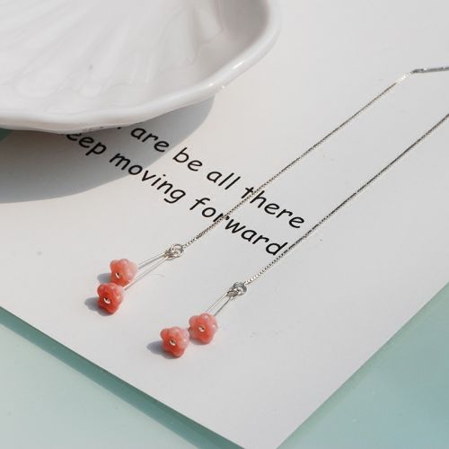 Boucles d'oreilles pendantes Femme LA MAIN D ANNIE Argentée - Ref 3097890