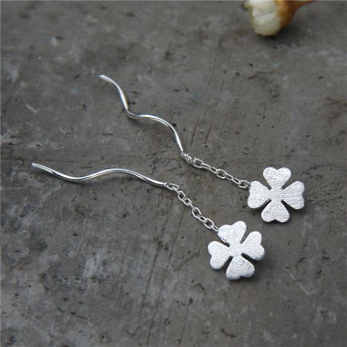 Boucles d'oreilles pendantes Femme Argentée - Ref 3097898