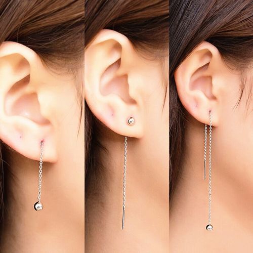 Boucles d'oreilles pendantes OHTER Argentée - Ref 3097913