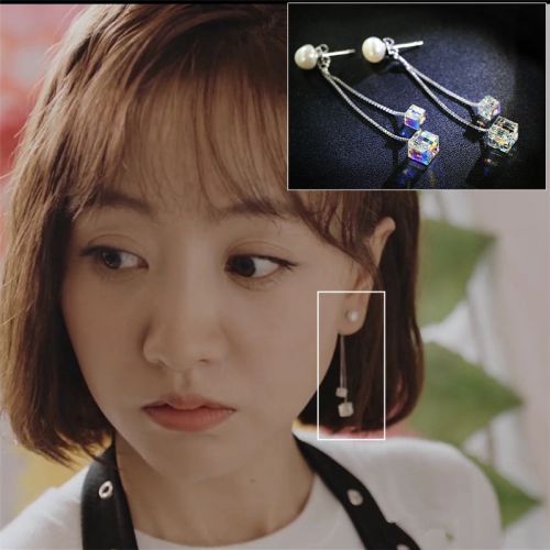 Boucles d'oreilles pendantes Femme en Swarovski Elements - Ref 3097925