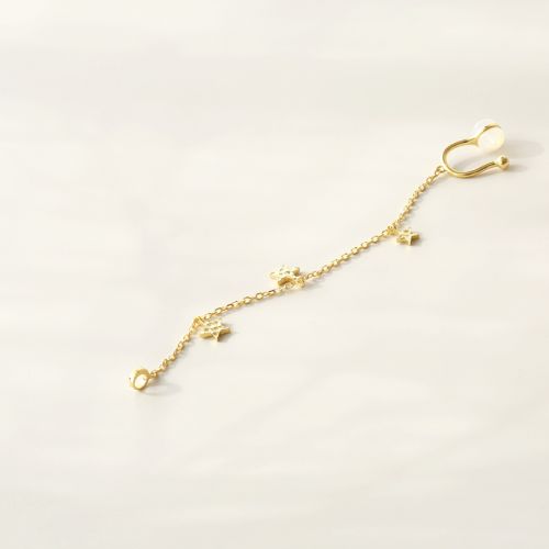 Boucles d'oreilles pendantes Argentée - Ref 3097943
