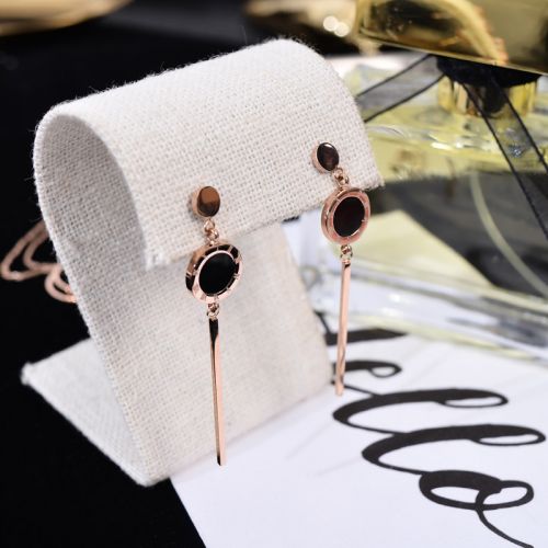 Boucles d'oreilles pendantes Femme en Acier au titane - Ref 3097944