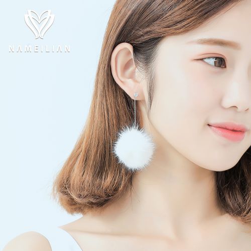 Boucles d'oreilles pendantes Femme Argentée - Ref 3097950
