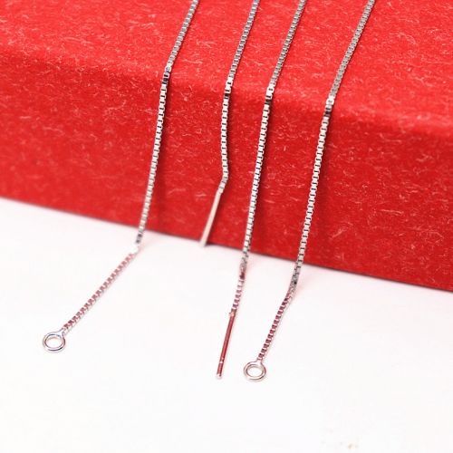 Boucles d'oreilles pendantes Femme JINSHANG SILVER SHOP Argentée - Ref 3097951