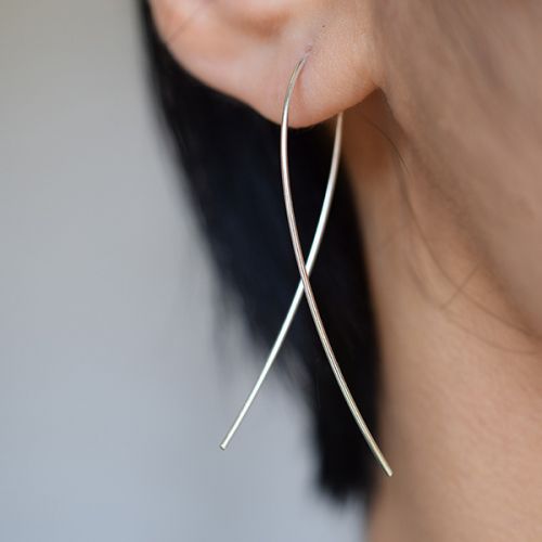 Boucles d'oreilles pendantes Femme VISHI Argentée - Ref 3097961