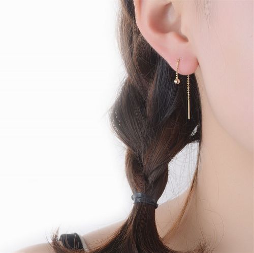 Boucles d'oreilles pendantes Femme HLLS Argentée - Ref 3097966