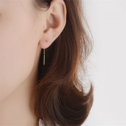 Boucles d'oreilles pendantes Femme Argentée - Ref 3097968