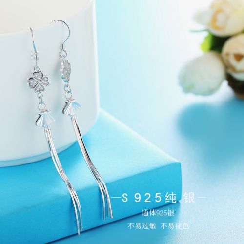 Boucles d'oreilles pendantes Femme MYLOVE ARGENT Argentée - Ref 3097970