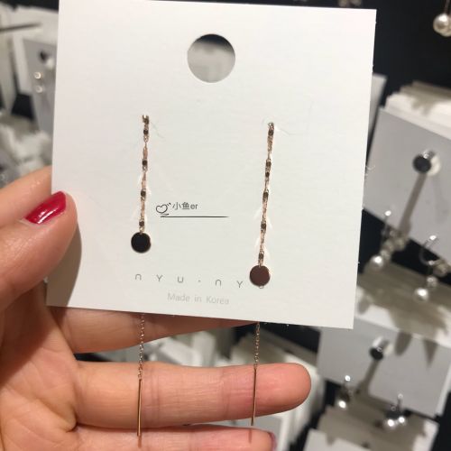 Boucles d'oreilles pendantes Argentée - Ref 3097979