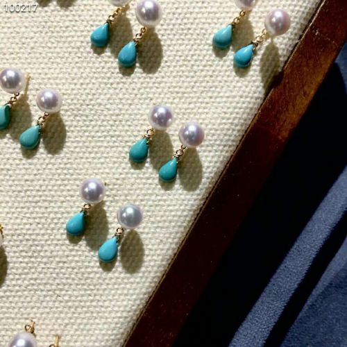 Boucles d'oreilles pendantes Femme en Cristal naturel pierre semi-precieuse - Ref 3097983