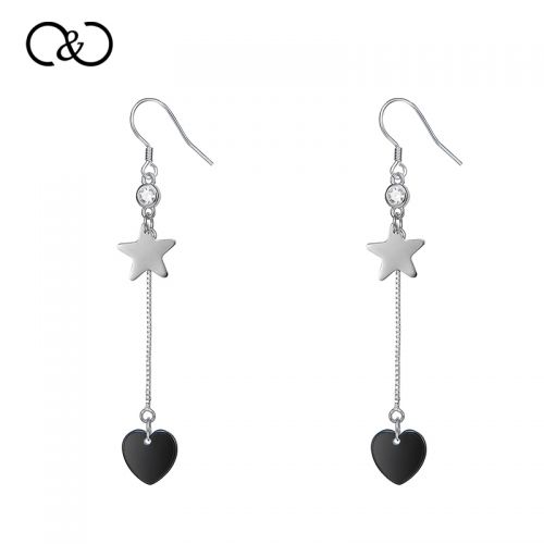 Boucles d'oreilles pendantes Femme CAMPC Argentée - Ref 3098027