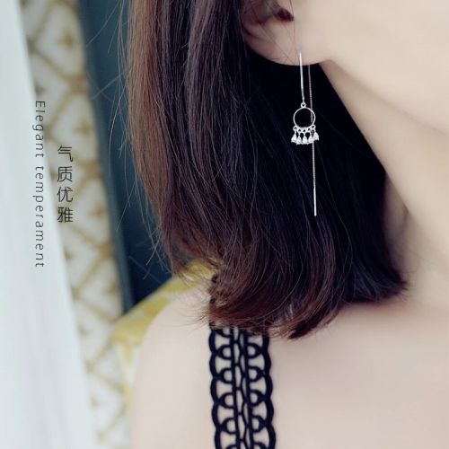 Boucles d'oreilles pendantes Femme Argentée - Ref 3098030