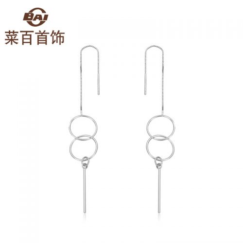 Boucles d'oreilles pendantes Femme CBAI Argentée - Ref 3098036